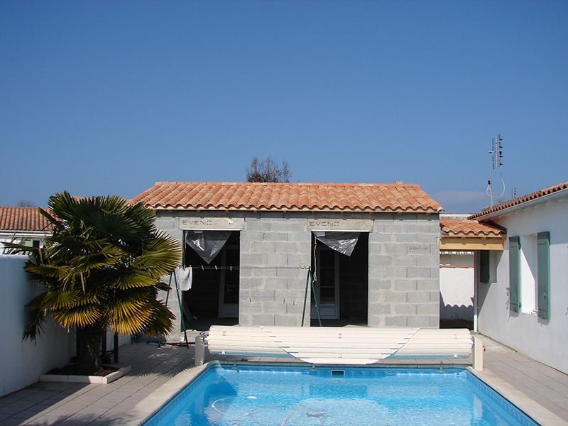 Maison en construction ile de Ré